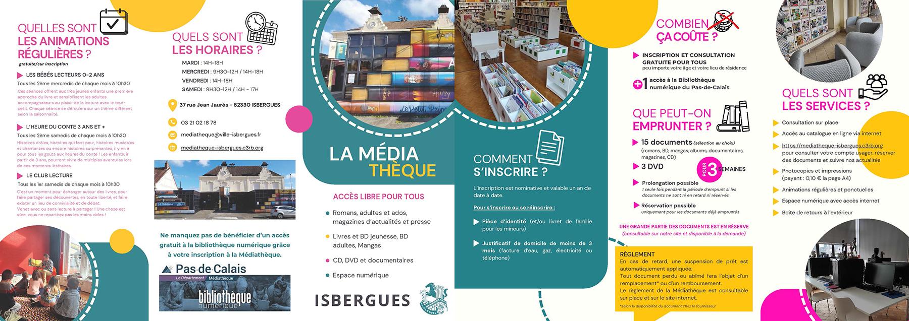Depliant mediatheque