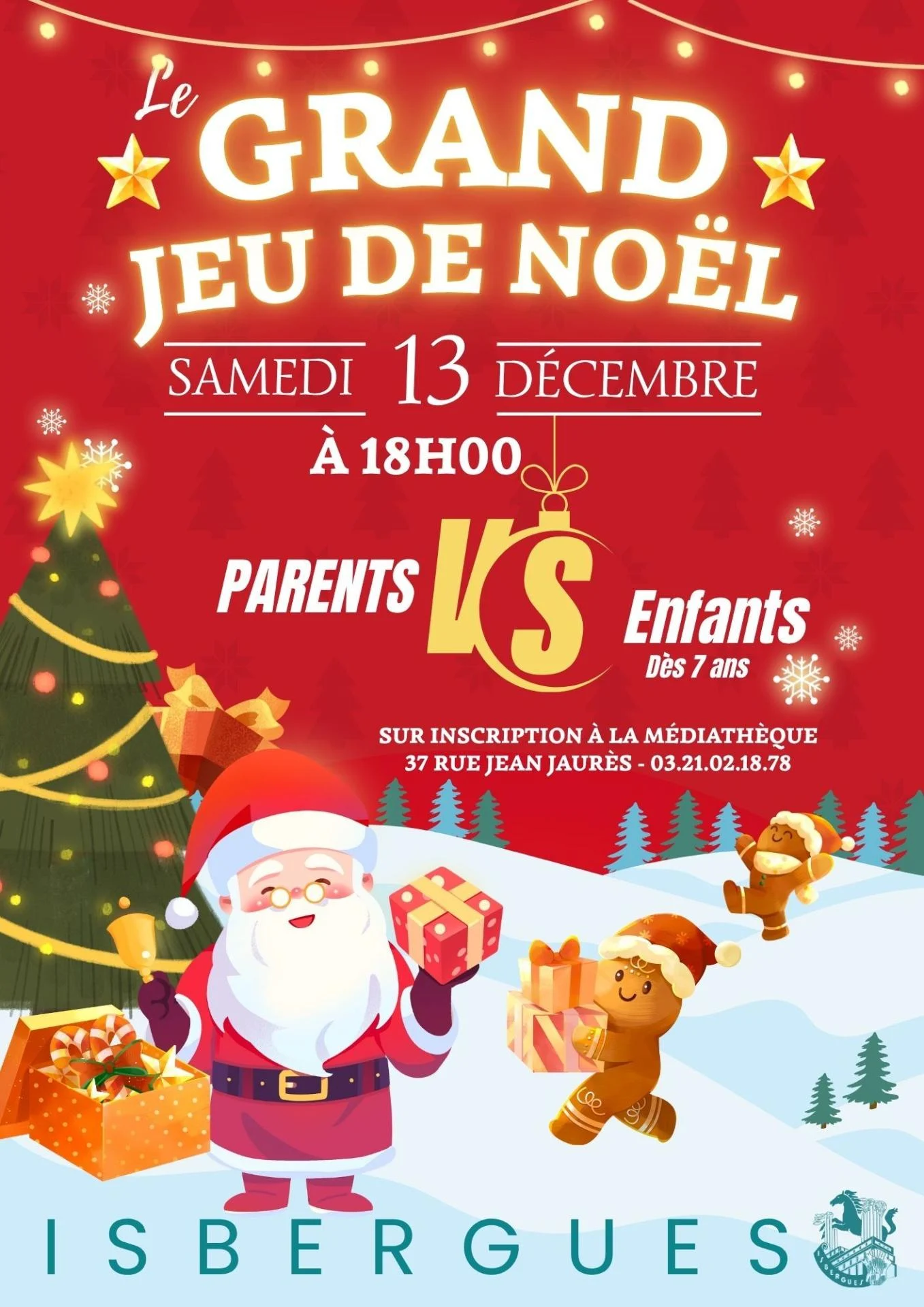 Flyer grand jeu de noel