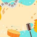 Hand drawn world music day background 23 2149424753